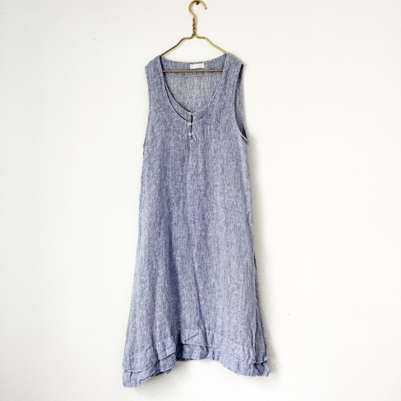 cp shades linen dress